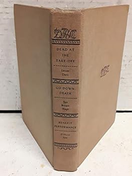 Hardcover Dead At theT ake-Off; Go Down, Death; Benefit Performance Detective Book Club Book