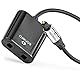 Sonero® premium Toslink-Splitter, 1x Stecker Eingang, 2x Buchse Ausgang, S/PDIF Digitaler Audio Verteiler, 0,15m, schwarz