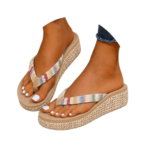 Sandales orthopédiques confortables pour femme et mules légères à talon compensé
