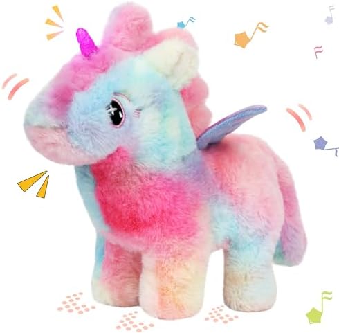 Hopearl Walking Unicorn with Glowing Horn Interactive Electronic ...