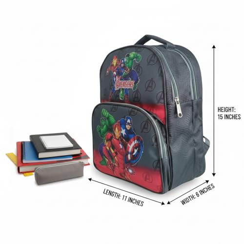 Image of Stylbase 15 Inch 3D Cartoon School Bag for Boys & Girls | Waterproof Lightweight Polyester Kids Backpack with Bottle Pocket | Ideal School Bags for Kids Nursery, LKGClass (3-5 Years)
