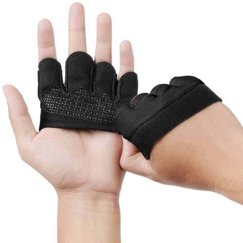 DiULi Gants Fitnesse, 2PCS Gants de Fitness Respirants, Gants à Demi-Paume de Sport pour Hommes et Femmes, Gants pour Gym, Entraînements, Gymnastique,...