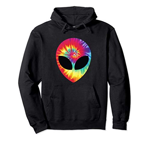 Hippie Tie Dye Alien Head Sudadera con Capucha
