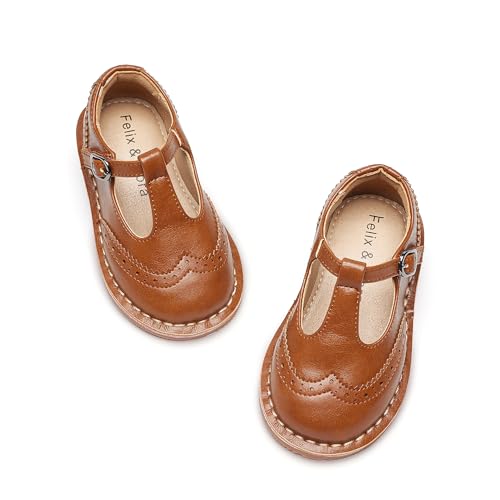 Felix & Flora Toddler Girl Mary Jane Dress Shoes - Ballet Flats for Girl Party School Shoes