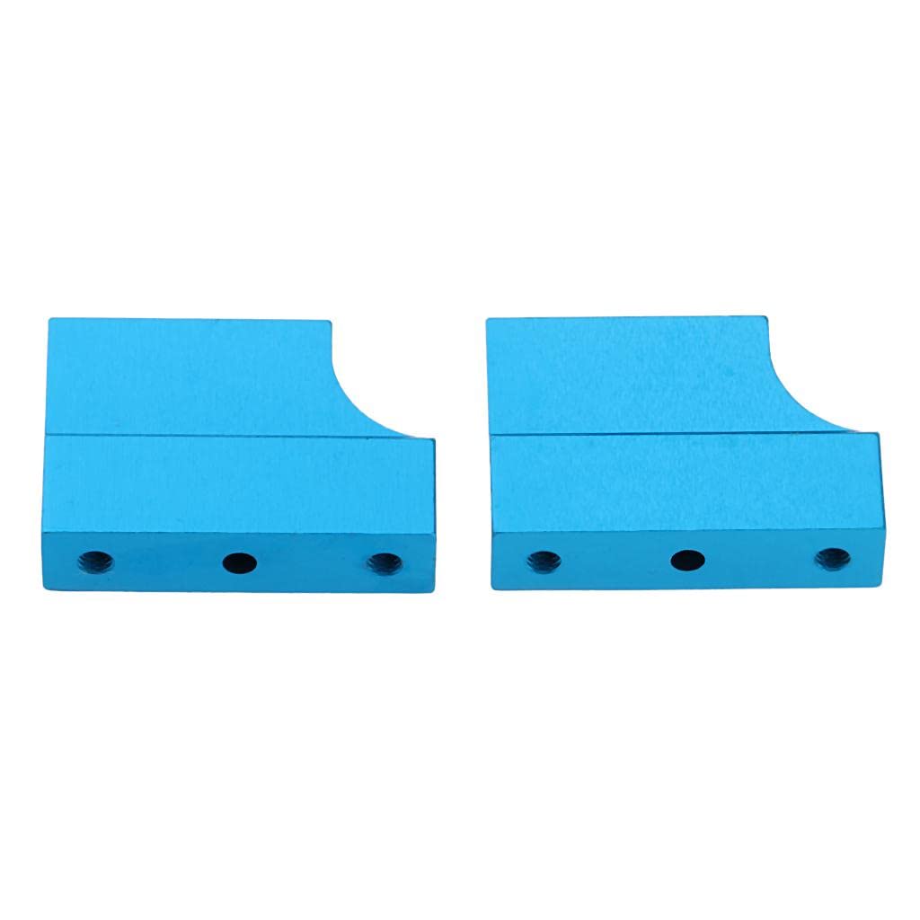 ATORSE 2Pcs Aluminum Engine Mount / Holder for Hsp Rc 1:10 Car Upgrade Parts Blue-image-36