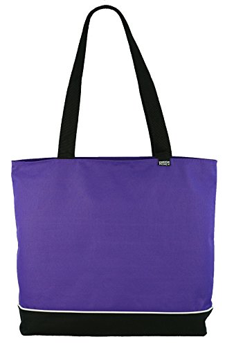 Image of Shoulder Tote Bag with Zipper