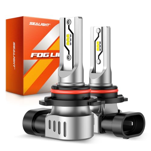 Image of SEALIGHT 9006 /HB4 LED Fog Light Bulb, 12000LM 6500K White-2 Pack, for Honda