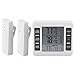 Termometro da Frigorifero TOPINCN Freezer Termometro wireless Allarme acustico digitale con sensore Display min / max