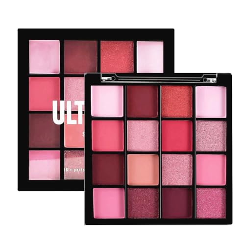 16 Farbe Lidschatten Palette - Schimmernde Lidschattenpalette Matte und...