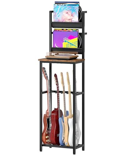 CHOEZON 70.5' H Multi Guitar Stand, Guitar Rack Record Player Stand Sturdy and Space-Saving, Guitar...