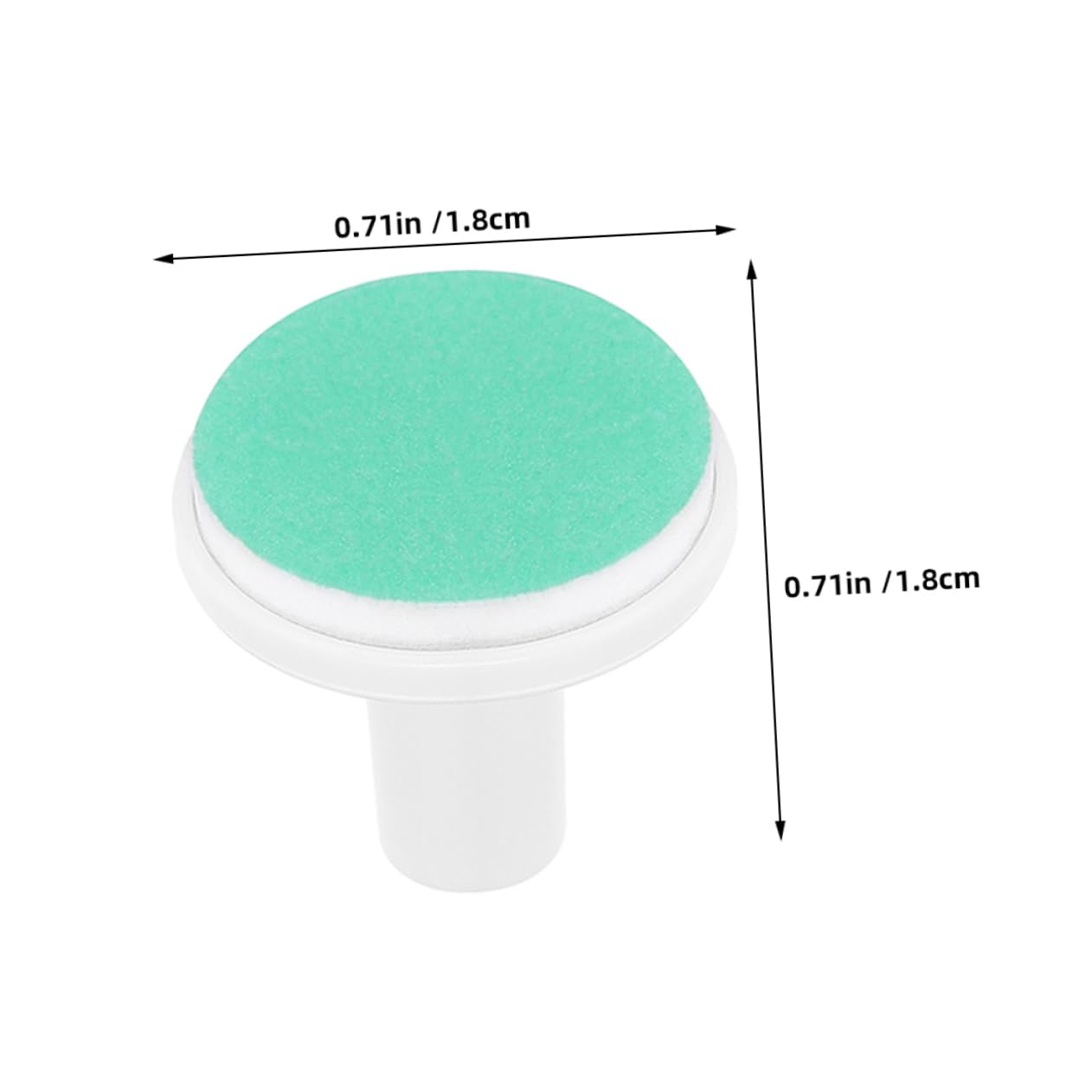 IWOWHERO Multi-Function Electric Nail Trimmer Heads 6pcs Replacement Pads for Nail Care for Boys and Girls