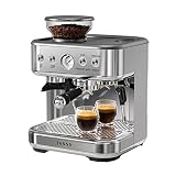 JASSY Espresso Machine 20 Bar Cappuccino Maker High Pressure Pump with Barista Coffee Grinder/Milk F