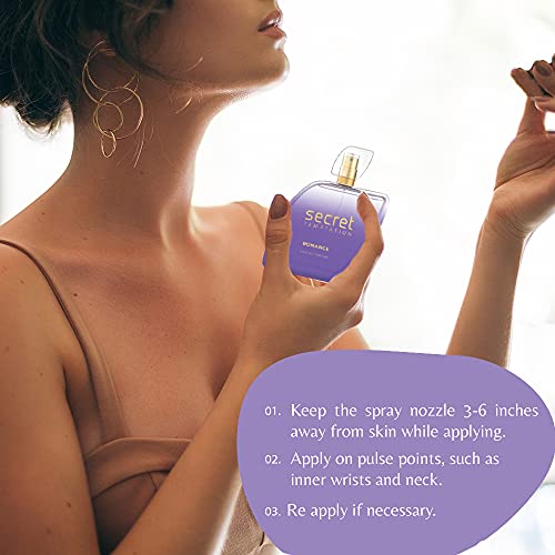 Secret Temptation Romance Eau De Perfume for Women, 100ml, Classic Feminine Elegance Fragrance - Image 4