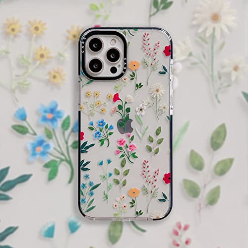 Coque silicone souple iPhone 11 Pro Max antichoc fleurs