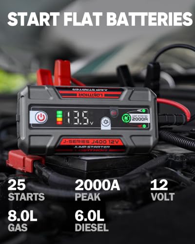 LOKITHOR J400 Portable Jump Starter