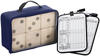 Triumph Sports 35-7335-2 Giant Wooden Lawn Dice Set, Brown, One Size