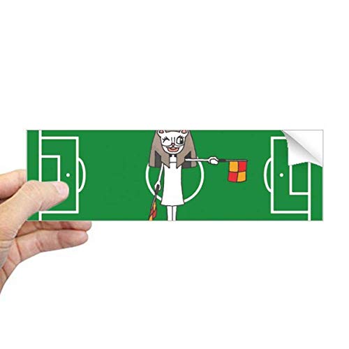Adhesivo rectangular de balonmano con momia de dibujos animados