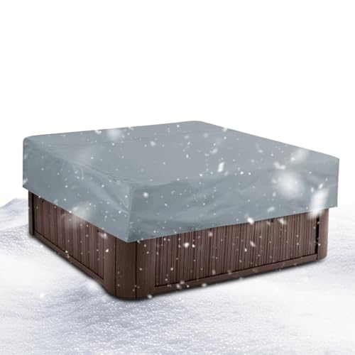Housse de Protection pour Spa Carré Imperméable Remplacement Couverture Extérieur - 2
