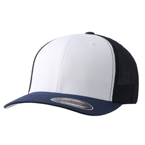 Image of Flexfit Two-Tone Stretch Mesh Fitted Cap Hat