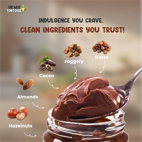 Image of Scoopy Real Hazelnut Chocolate Spread | 100% Sweetened with Dates & Jaggery | Zero Palm Oil | No Refined Sugar | No Artificial Flavors | Clean & Healthy (250g)