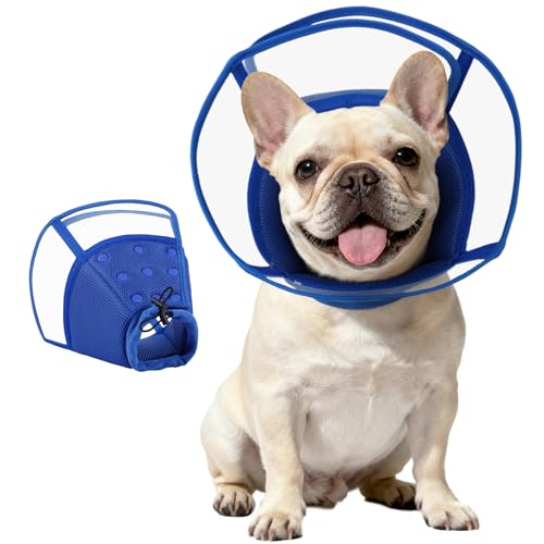 Image of Kuoser Dog Cone Collar After Surgery, Soft Cone for Dogs to Stop Licking, M