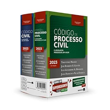 Capa do livro Combo TN - Código Civil e Código Processo Civil - 15ª edição 2023