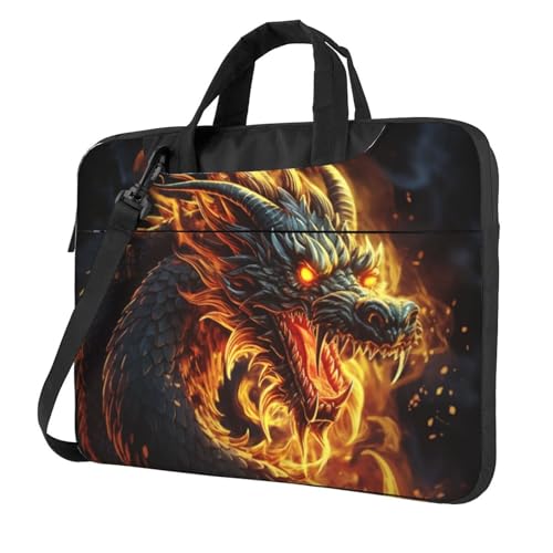 Housse ordinateur portable étanche aux finitions soignées et motif artistique dragon chinois