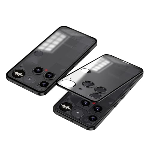 sunrun �X�}�z�P�[�X Nothing Phone (3) �i�b�V���O �t�H�� (3) �t�H�� �p�� �P�[�X �g �t���[�� �y�� �����₷�� ������� �w�ʃJ�o�[ CASE[an-24nx1258][�u���b�N]