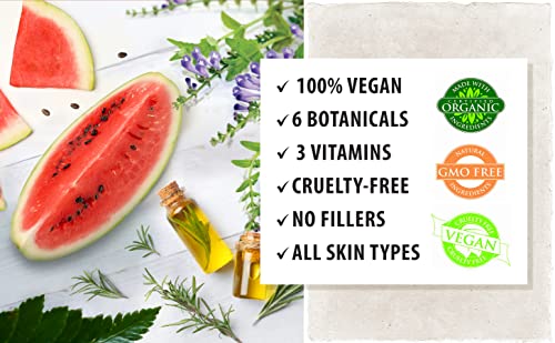 Lily Sado Watermelon Rush Gel Moisturizer - Lightweight, Fast Absorbing Daily Vegan Face Lotion Delivers A Rush Of Luscious Hydration And Nutrients - Firms, Softens & Tones For Healthy, Radiant Skin. For Women & Men. 2 Oz #TOP6