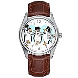 Este moderno reloj de negocios para hombre cuenta con una correa de acero inoxidable o cuero que hace que sea cómodo de llevar. Este artículo combina perfectamente con todos los estilos y es el regalo perfecto para tu novio o padre.