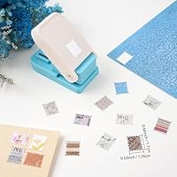 2 stuks stempel ponsen, 1 inch vierkante stempel punch & 3x0,8 inch
