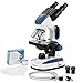 AmScope Exclusive 40X-1000X Advanced Student and Professional Compound Microscope w/Ergonomic Design