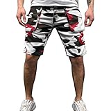 🌴🌴【Elastische taille】: Verdeckter Elastikbund mit integrierter Zugkordel. Erlauben 5-8 cm Dehnung, Entspannung und Komfort.