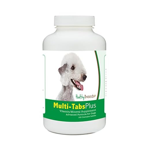 Healthy Breeds Bedlington Terrier Multi-Tabs Plus Chewable Tablets 180 Count