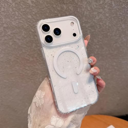 Étui de chargement sans fil iPhone 16 Pro blanc magnétique antichoc en TPU