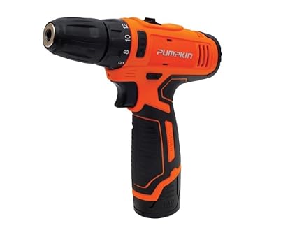 Pumpkin Cordless Screwdriver 50214 / 12V 2 Battries & 1 Charger / 10mm - Max Torque 25Nm