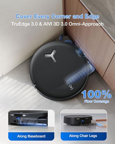Image of ECOVACS DEEBOT T80S Omni Robot Vacuum and Mop, 24,800Pa Suction, Instant Self-Cleaning OZMO Roller Mop, Auto-Lift Mop for Carpet & Spill Protection, AI Navigation, ZeroTangle 3.0 for Pets Family