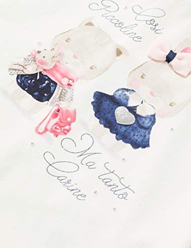 Chicco T-Shirt Manica Lunga, Bianco, 092 Bambina
