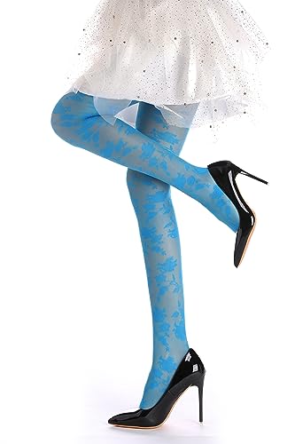 Image of Sahabowi Women Tights, Female Sheer High Waist Pantyhose, Vintage Control Top Stockings