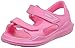 Crocs Swiftwater Expedition K Unisex - Bambini Relaxed Fit, Sandali con Cinturino alla Caviglia, Rosa (Pink Lemonade 6m3), 27/28 EU