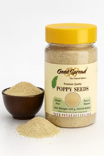 Image of GoodSpread Nutrient-Packed Poppy Seeds 100gm Grade A - Boost Your Health and Well-Being with Organic Khas Khas, Posto, Khus Khus
