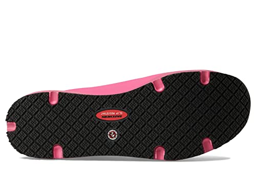 Image of Skechers Women's Work Uno Sr Deloney Shoe | Work, Slip-ins, Slip Resistant, Electrical Hazard, Air-Cooled Memory Foam, Heel Pillow, Bungee