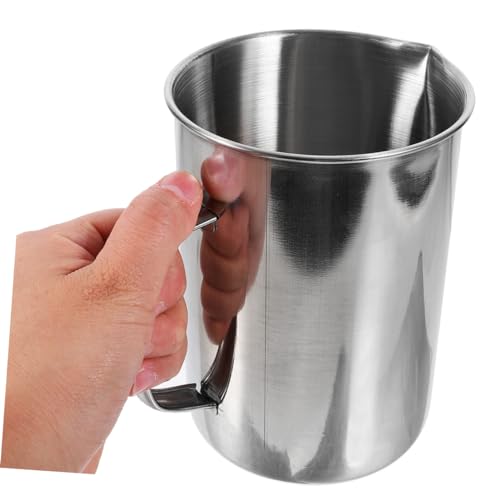 Tasse à mesurer inox avec graduation précise récipient pour laboratoire - 7