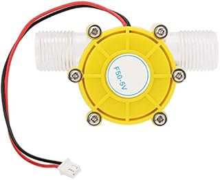 F50 Micro-hidro DC Bomba de Fluxo de Água Turbina Gerador de Energia Hidrelétrica (Amarelo)(F50 5V)