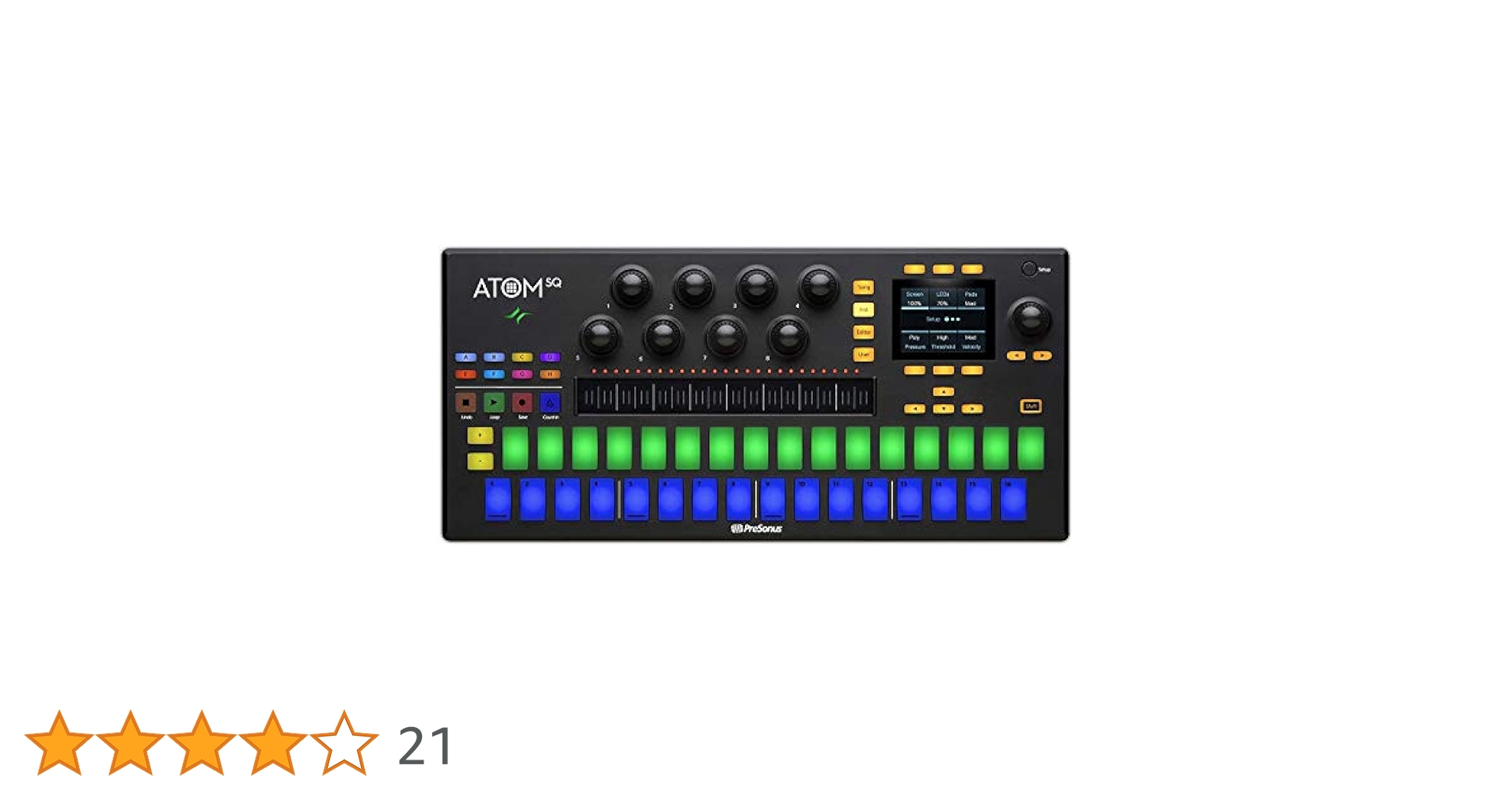 Amazon | PreSonus ATOM SQ ハイブリッド・コントローラー