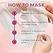 MIXAROLA Collagen Glow Up Mask 2.0, Bio Collagen Face Mask for Firming Skin, Deep Hydration, Wrinkle & Pore Reduction(4 Count (Pack of 1))
