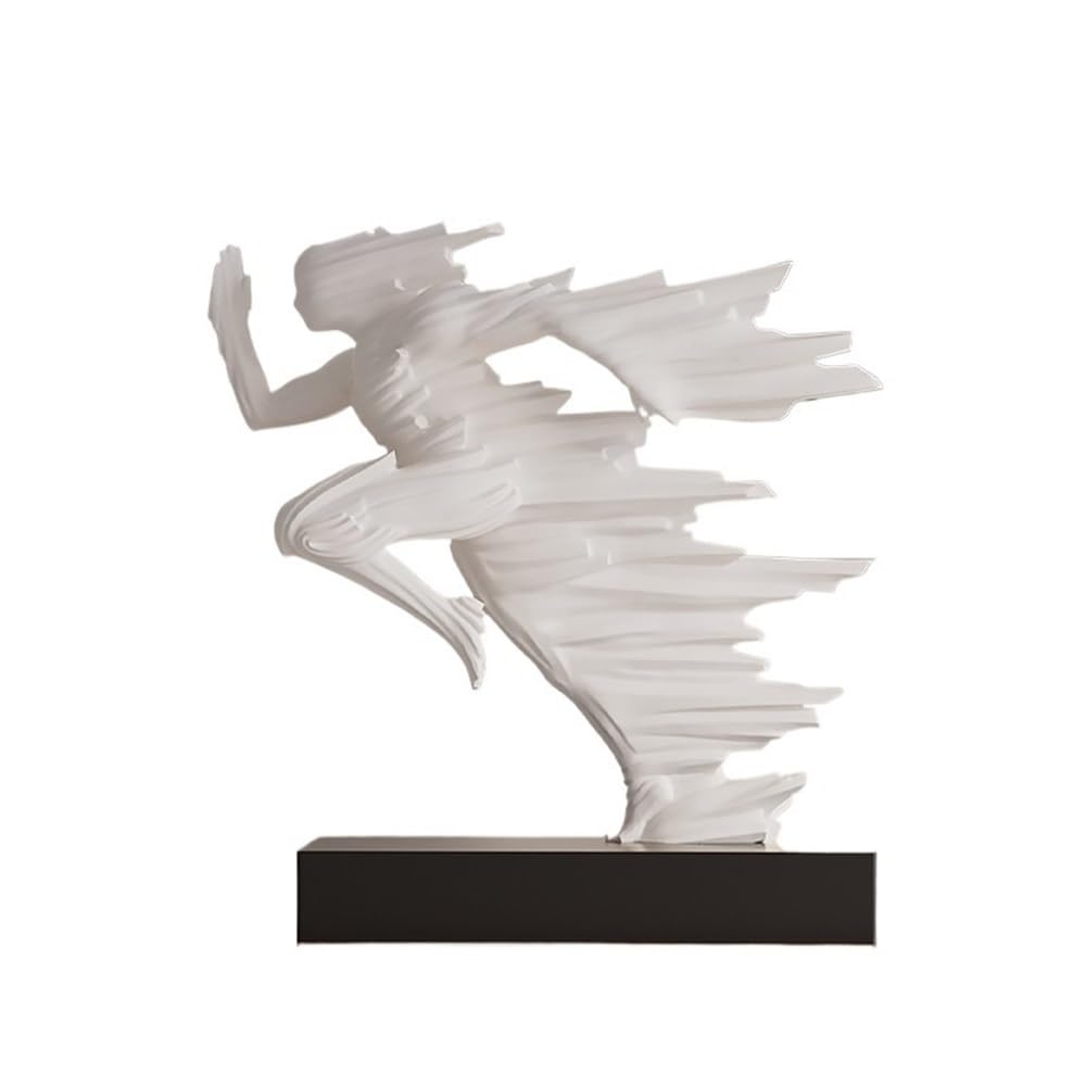 Decoración de Mesa Escultura artística de Figura Corredor Personalizada, Adorno Decorativo Resina for Interior del hogar, 22,2 x 8 23 cm Estatua artística