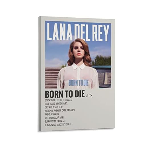90-talet Lana Del Rey Born To Die, album, omslag, affisch, duk, konst, affisch, väggkonst, hängande dekor för modern familj, korridorer, affischer 50 x 75 cm (20 x 30 tum)