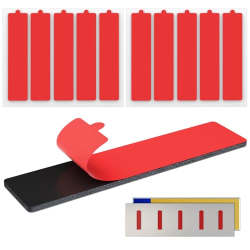 FIXCHORD Number Plate Sticky Pads, 10 x License Plate Sticky Foam Pads, License Plate Adhesive Pads, Extra Strong Double Sided Number Plate Tape Heavy Duty for Vehicle Number Plates, Licence Plates