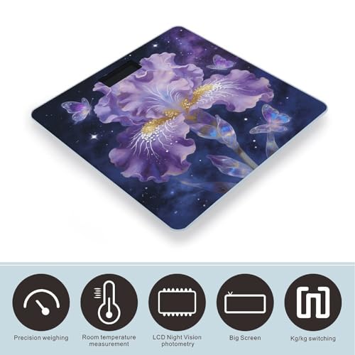 Báscula Digital de Baño Purple Floal Precisa 180 kg miniatura 3